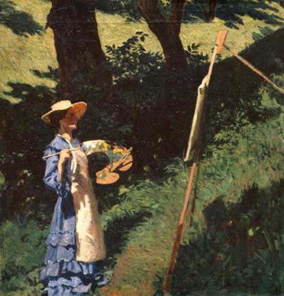 Ferenczy Károly: Festőnő, 1903