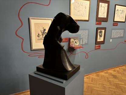 Egy szegedi szobrász kubista alkotásával bővült a Picasso-kiállítás Egy szegedi szobrász kubista alkotásával bővült a Picasso-kiállítás
