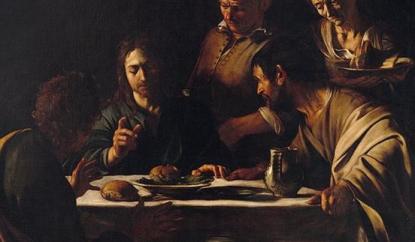 Caravaggio: Emmausi vacsora 