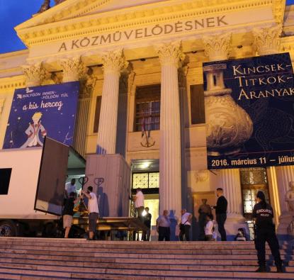 Pompeji kiállítás érkezés