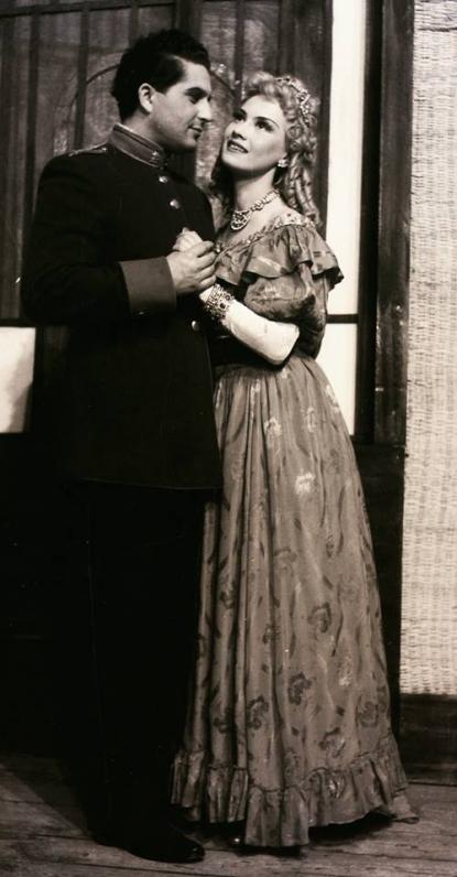 Galambos Erzsi, Simor Ottó, 1954 Galambos Erzsi, Simor Ottó, 1954