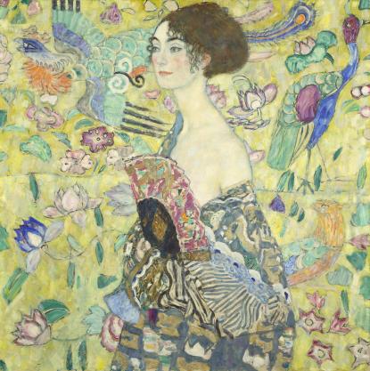 Gustav Klimt: Nő legyezővel Gustav Klimt: Nő legyezővel