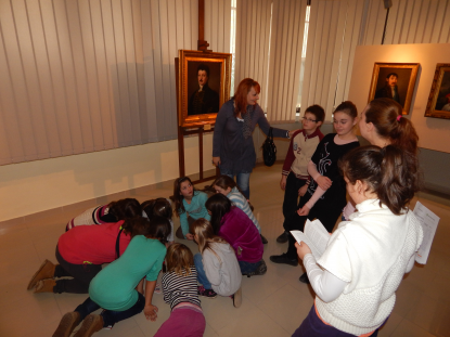 Gyerekek a Dornyay Béla Múzeumban, Salgótarján