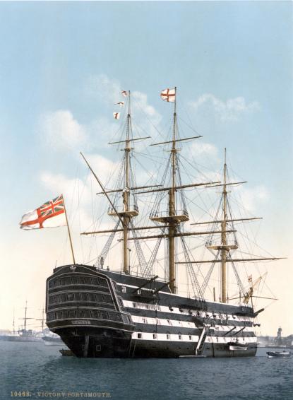 Brit Victory sorhajó - még szolgálatban<br>Forrás: Wikipédia
