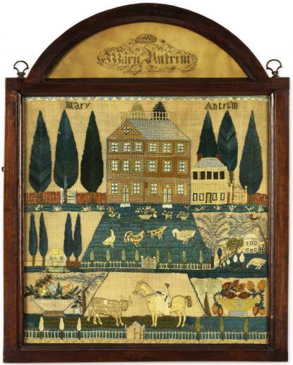 Mary Antrim faliképe, 1807.<br>Forrás: www.huffingtonpost.com