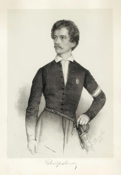 Barabás-Walzel Petőfi térdképe, 1848.