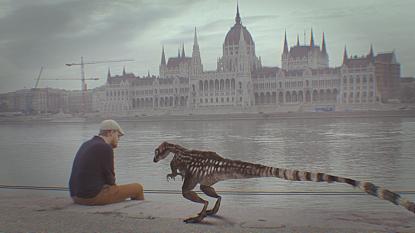 Cséfalvay András: Compsognation, a nemzetállam egy dinoszaurusz szemével, 2013, videó