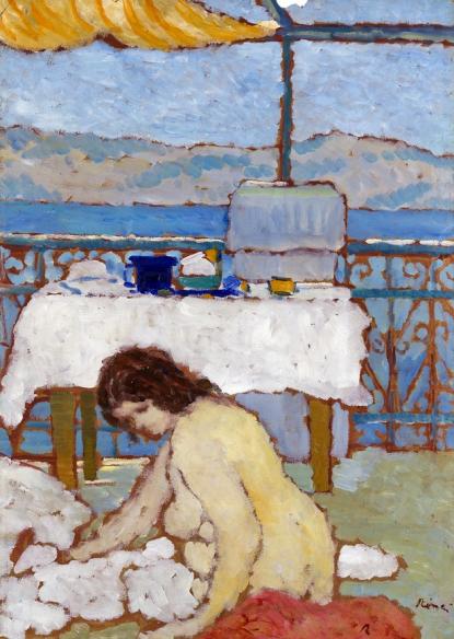 Rippl-Rónai József Terasz a tengerparton (1908), Gyurkovich-gyűjtemény