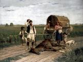 György Vastagh Sr.: The Looser Gypsy (oil Canvas 127×169,5 cm, 1886)