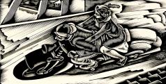 Molnár C. Pál: Motorkerékpáron, 1930-as évek