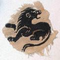 Fragment of textile with lion figure, Copyright: Coptic Museum, Cairo 2005, S.C.A.