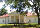 Open-air picture of the Kiss Pál Museum