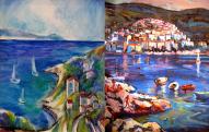 Vitus Lörincz: Bank in Lastovo - György Platthy: Labin Bay