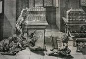 J. F. Penther: Építészeti fogalomtárának elő címlapmetszete, Augsburg 1764.