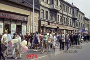 Május elsejei felvonulás, Pécs, 1975