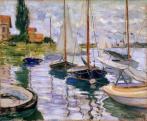 Claude Monet: Hajók a Szajnán, 1874.