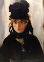 Édouard Manet: Berthe Morisot ibolyacsokorral, 1872.