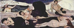 Ferdinand Hodler: Az Éjszaka, 1889-1890.