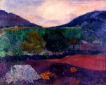 Paul Gauguin: Táj kutyával, 1903