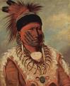 George Catlin: Fehér Felhő, indián nagyfőnök, 1830-1870 George Catlin: Fehér Felhő, indián nagyfőnök, 1830-1870