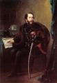 Napoleon Michal Julius Illakowicz: Kossuth Lajos képmása. 1853. Olajfestmény\r\n