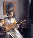 Jan Vermeer: A gitáron játszó nő, 1672.