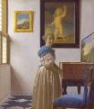 Jan Vermeer: Virginál mellett álló hölgy, 1670-1672 körül