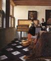 Jan Vermeer: Zenelecke (Egy úr és egy hölgy a virginálnál), 1662-1665 körül