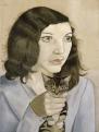 Lucian Freud: Lány kismacskával