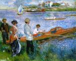 Pierre-Auguste Renoir: Evezősök Chatou-nál, 1879.