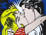 Roy Lichtenstein: Csók II., 1962. Roy Lichtenstein: Csók II., 1962.