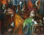Ámos Imre: Sötét idők (VIII.), 1941. Olaj, vászon
Magyar Nemzeti Galéria, Budapest
Ltsz. / Inv. no. 67.240T