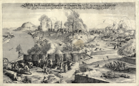 Buda ostroma, 1686, rézmetszet és rézkarc
