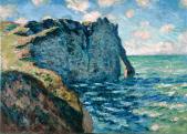 Claude Monet: Az avali szirt, Étretat, 1885