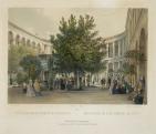 Császárfürdő, színes litográfia (Rudolf von Alt – Franz Xaver Sandmann), 1853