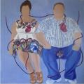 Fajgerné Dudás Andrea Gyereket szeretnék, 2014, o., v., 120x120 cm (1)