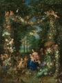 Id. Jan Brueghel - Pieter von Avont: Szent család, 1620-1623.