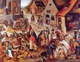 Ifj. Pieter Brueghel: Az irgalmasság hét cselekedete, 1616-1618 körül Ifj. Pieter Brueghel: Az irgalmasság hét cselekedete, 1616-1618 körül