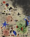 Joan MIRÓ: Vándormadár, 1941. Gouache, pochoir, papír\r\n