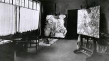 Gustave Klimt műterméről készült fotó