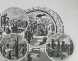 A Kreith-féle Ereklyemúzeum emléklapja, litográfia (részlet)