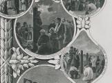 A Kreith-féle Ereklyemúzeum emléklapja, litográfia (részlet)