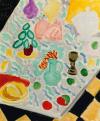 Henri Matisse: Csendélet zöld márványasztalon (Naturemorte à la table de marbre vert), 1941