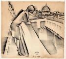 Molnár-C. Pál: Árad a Tevere, 1929
