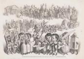 Művészek bálja. Az Ország Tükre, 1864. BTM