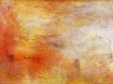 William Turner: Naplemente a tónál, ca. 1840.<br>Forrás: www.zeno.org