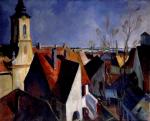Jeges Ernő: Szentendrei városkép, 1930<br>Forrás: Művészetmalom