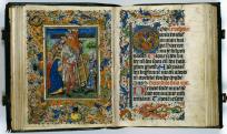 Az Órák könyvének egyik kötete, Utrecht, ca. 1470.<br> Forrás: www.kb.nl