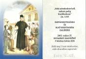 P. Márkus Zoltán emléklapja