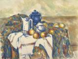 Paul Cézanne: Csendélet kék teáskannával, 1900 körül